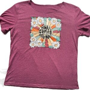 Kids Graphic Tee - Purple